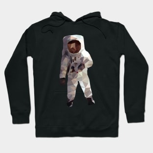 Cosmonaut made of triangles Hoodie